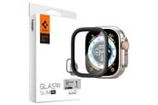 Smartwatch - akcesoria - Spigen Glass tR Slim Pro 1 Pack - black - Apple Watch Ultra 2/Ultra 49mm - AGL06163