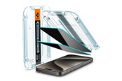 Telefon - szklo ochronne - Spigen Glass tR EZ Fit HD Privacy 1 Pack - iPhone 15 Pro Max - AGL07118