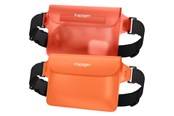 Telefon - Inne akcesoria - Spigen Aqua Shield WaterProof Waist Bag A620 2 Pack - sunset orange - AMP06021