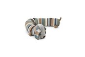 Zabawki dla niemowlat - Smallstuff - Bed Animal Dog Multi Stiped - 70016-02