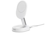 Telefon - Adapter i Ładowarka - Belkin BoostCharge Pro wireless charging stand - magnetic convertible with Qi2 - 15 Watt - WIA008BTWH