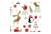 Materialy hobbystyczne - Rotolux Christmas Wrapping Paper 3mtr. - R33702B