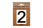Skrzynki pocztowe - MEFA Foil number 2 Black - A13112