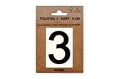 Skrzynki pocztowe - MEFA Foil number 3 Black - A13113