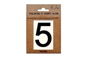 Skrzynki pocztowe - MEFA Foil number 5 Black - A13115