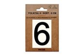 Skrzynki pocztowe - MEFA Foil number 6 Black - A13116