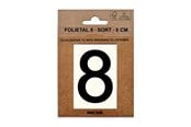 Skrzynki pocztowe - MEFA Foil number 8 Black - A13118