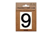 Skrzynki pocztowe - MEFA Foil number 9 Black - A13119
