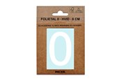 Skrzynki pocztowe - MEFA Foil number 0 White - A13330