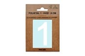 Skrzynki pocztowe - MEFA Foil number 1 White - A13331