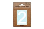 Skrzynki pocztowe - MEFA Foil number 2 White - A13332