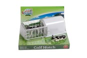 Figurki - Kids Globe Calf Hut with 2 Calves 1:32 - 571964