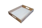 Artykuly Artystyczne & Rzemieslnicze - Playwood Tray Straight Pauwlownia Wood - sl088A