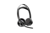 Sluchawki, zestaw sluchawkowy - HP Poly Voyager Focus 2 Microsoft Teams Certified USB-C-C Headset +USB-C/A Adapter - 9T9J4AA#AC3