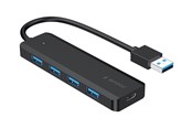 USB hub - Gembird UHB-U3P4P-02 - hub - 4 ports USB hub - 4 - USB 3.2 - Czarny - UHB-U3P4P-02
