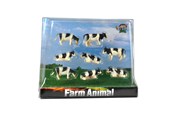 Figurki - Kids Globe Cows Black/White 8 pcs. 1:87 - 571878