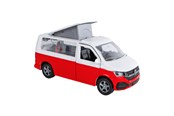 Samochody i pojazdy - Kids Globe VW Transporter Camper Die-Cast Pull Back 13.5cm - 520362