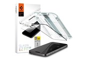 Telefon - szklo ochronne - Spigen Glass tR EZ Fit HD 1 Pack - FC Black - iPhone 15 Pro Max - AGL06879