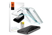 Telefon - szklo ochronne - Spigen Glass tR EZ Fit HD 1 Pack - transparency - iPhone 15 Pro - AGL06898