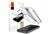 Telefon - szklo ochronne - Spigen Glass tR EZ Fit HD 1 Pack - FC Black - iPhone 15 Pro - AGL06899