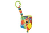 Zabawki dla niemowlat - Playgro Jungle bite book w/ hanger - 0183858