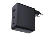Telefon - Adapter i Ładowarka - Aukey Omnia II Mix 140W - 3-port GaN PD Wall Charger with Interchangeable EU Plug - LLTSEUN1041556