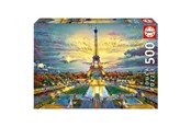 Puzzle - Educa 500 Eiffel Tower Drewniany - 80-19621
