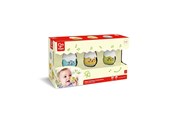Zabawki dla niemowląt - Hape Wobble Rattle Egg Set - 87-0124