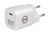 Telefon - Adapter i Ladowarka - Mobile Origin 35W GaN III Super Charger Single USB-C - white - GAN-35W-1C-WHT