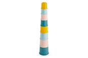 Zabawki dla niemowląt - Ecoiffier Baby Abrick Stacking Tower 8 pcs. - 7911