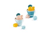 Zabawki na zewnątrz - Ecoiffier Bucket Set with Shellfish Sand Molds 6 pcs. - 309