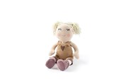 Lalki i akcesoria - Smallstuff - Knitted Doll 30 cm - Olivia - 40010-06