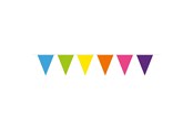 Zabawki - Folat BV Colored Flag Line 10mtr. - 07267