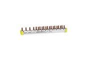 Komponenty do szaf sterowniczych i obudów - Schneider Electric Loop rail 3PN 12M: 4P RCD 18mm pitch + N L1 N L2 N L3 N L1 N L2 N L3 9mm pitch allows mix of 1P - A9XPB812