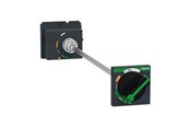Komponenty do szaf sterowniczych i obudów - Schneider Electric Extended rotary handle ComPacT NSX 100/160/250 black handle shaft length 185 to 600 mm IP55 - LV429338T