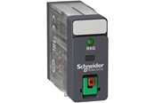 Komponenty do szaf sterowniczych i obudów - Schneider Electric RXG pin relay with test button and LED 2 C/O 5A and 24VAC - RXG22B7