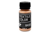 Kreatywne gry - Creativ Company Textile Color Semi-opaque Textile Paint - Light Beige 50ml - 34210