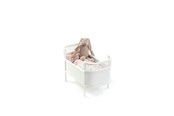Lalka, mis i akcesoria - Smallstuff Doll Bed - White - 51000-02