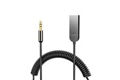 Telefon - Inne akcesoria - FIXED SIGNAL BT Audio Receiver 3.5mm Spiral cable Black - FIXSIG-AL-GR