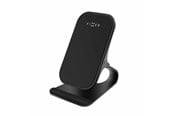 Telefon - Adapter i Ladowarka - FIXED Frame 15W Wireless Charging Stand Black - FIXFR-WRL-BK