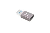 Kabel USB - FIXED LINK USB-A Male to USB-C Female adapter Grey - FIXA-CU-GR