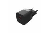 Telefon - Adapter i Ladowarka - FIXED Fast Mini Home Charger 20W USB-C PD/USB-A Black - FIXC20M-CU-BK