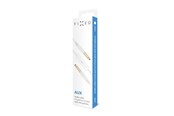 Kabel audio - FIXED Audio 2x3.5mm Flat Cable with Microphone 1m White - FIXM-AUXM-WH