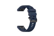 Smartwatch - akcesoria - FIXED Silicone Strap for Garmin QuickFit 22 mm Dark Blue - FIXSST-QF22MM-BL
