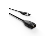 Smartwatch - akcesoria - FIXED USB-A Charging Cable for Garmin Smartwatch Black - FIXDW-796