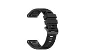 Smartwatch - akcesoria - FIXED Silicone Strap for Garmin QuickFit 26mm Black - FIXSST-QF26MM-BK