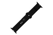 Smartwatch - akcesoria - FIXED Silicone Strap SET Apple Watch 42/44/45mm Black - FIXSST2-434-BK