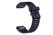 Smartwatch - akcesoria - FIXED Silicone Strap for Garmin QuickFit 20 mm Dark Blue - FIXSST-QF20MM-BL