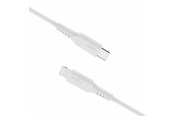 Kabel USB - FIXED LIQUID Silicone - USB-C <-> Lightning - 1.2m - Biały - FIXDLS-CL12-WH