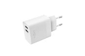 Telefon - Adapter i Ładowarka - FIXED Home Charger 2xUSB-A 17W White - FIXC17N-2U-WH